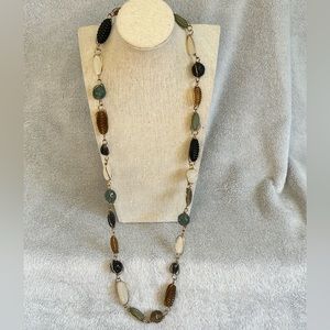 ABRA Gold-tone Nugget Necklace